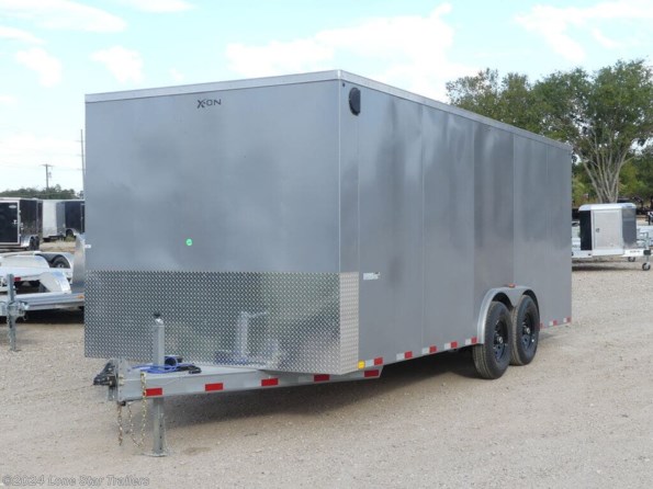 2024 Delco | 8x20 Steel Enclosed | 2-7k Torsion Axles | Silve available in Lacy Lakeview, TX