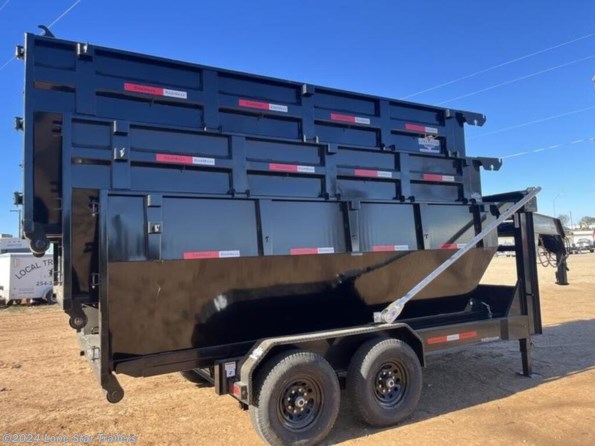 2024 RawMaxx | 7x14 | GN Roll Off Dump | 2-7k Axles | Black | 3 available in Lacy Lakeview, TX