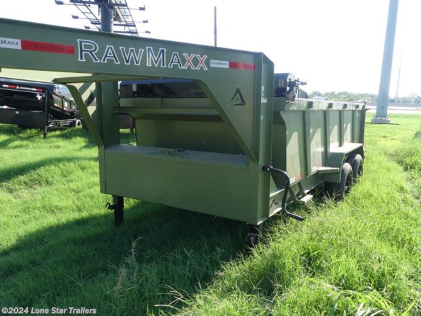 2024 RawMaxx | 7x14x3 | LPX GN Dump | 2-7k Axles | Green | 2 Wa available in Lacy Lakeview, TX
