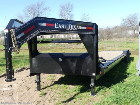 2024 East Texas Trailers | 8.5x36 | GN Equipment Hauler | 2-7k axles | Blac available in Lacy Lakeview, TX