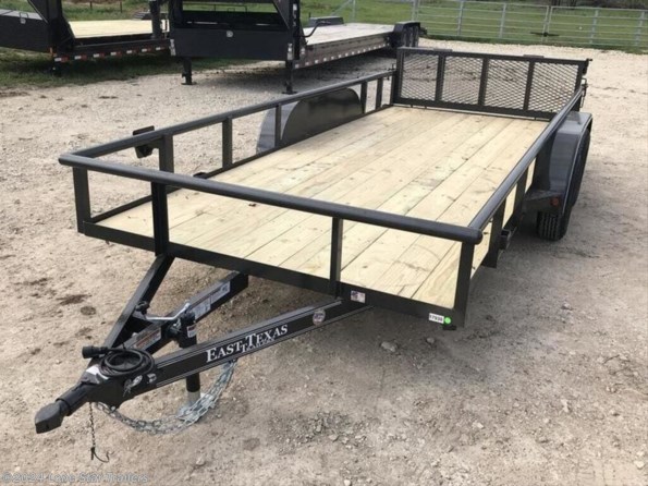 2024 East Texas Trailers | 6.5x14 | Utility Pipetop | 2-3.5k Axles | Black available in Lacy Lakeview, TX