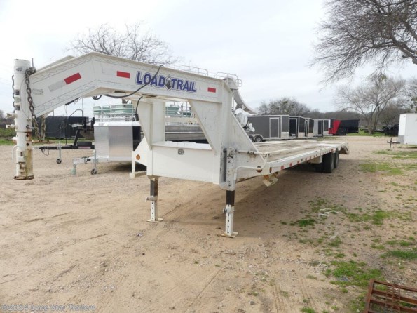 2020 Load Trail GN | 8.5x36 |  Flatbed Lo Pro | Dual 12k axles | Whit available in Lacy Lakeview, TX