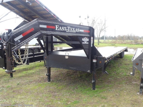 2022 East Texas Trailers | 8.5x40 | GN Flatbed | 2-7k axles | Black | Monst available in Lacy Lakeview, TX