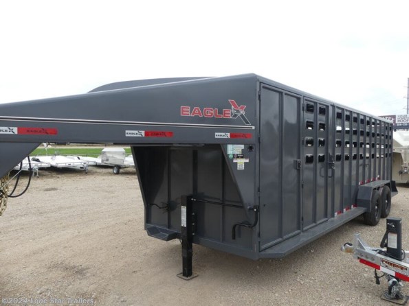 2024 Miscellaneous Eagle X Trailers | 6.8x24 | GN Stock Trailer | Gre available in Lacy Lakeview, TX