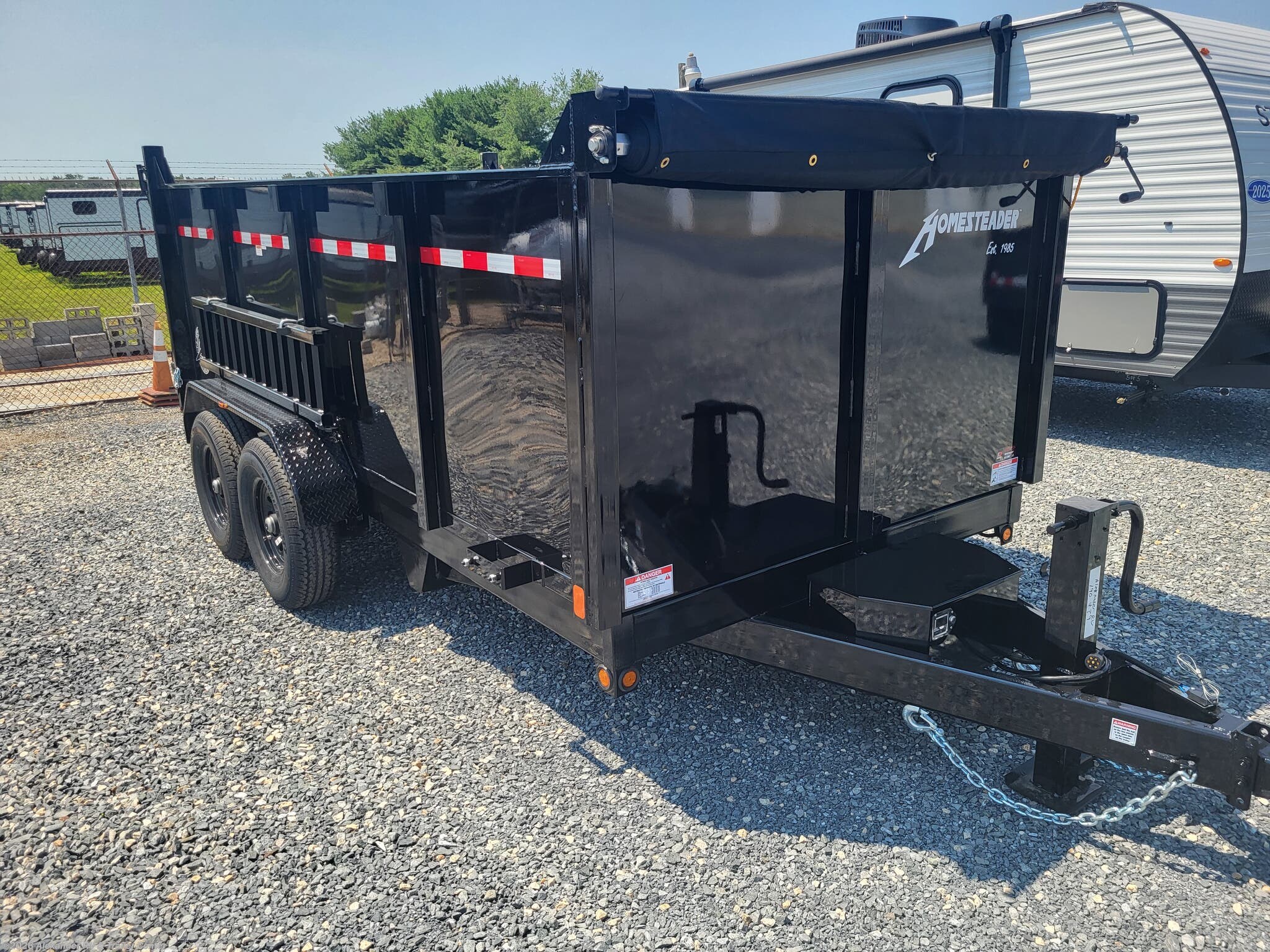 New 2026 Homesteader Dump Trailers 7X14 HX 44" Sides 14K available in Clayton, Delaware