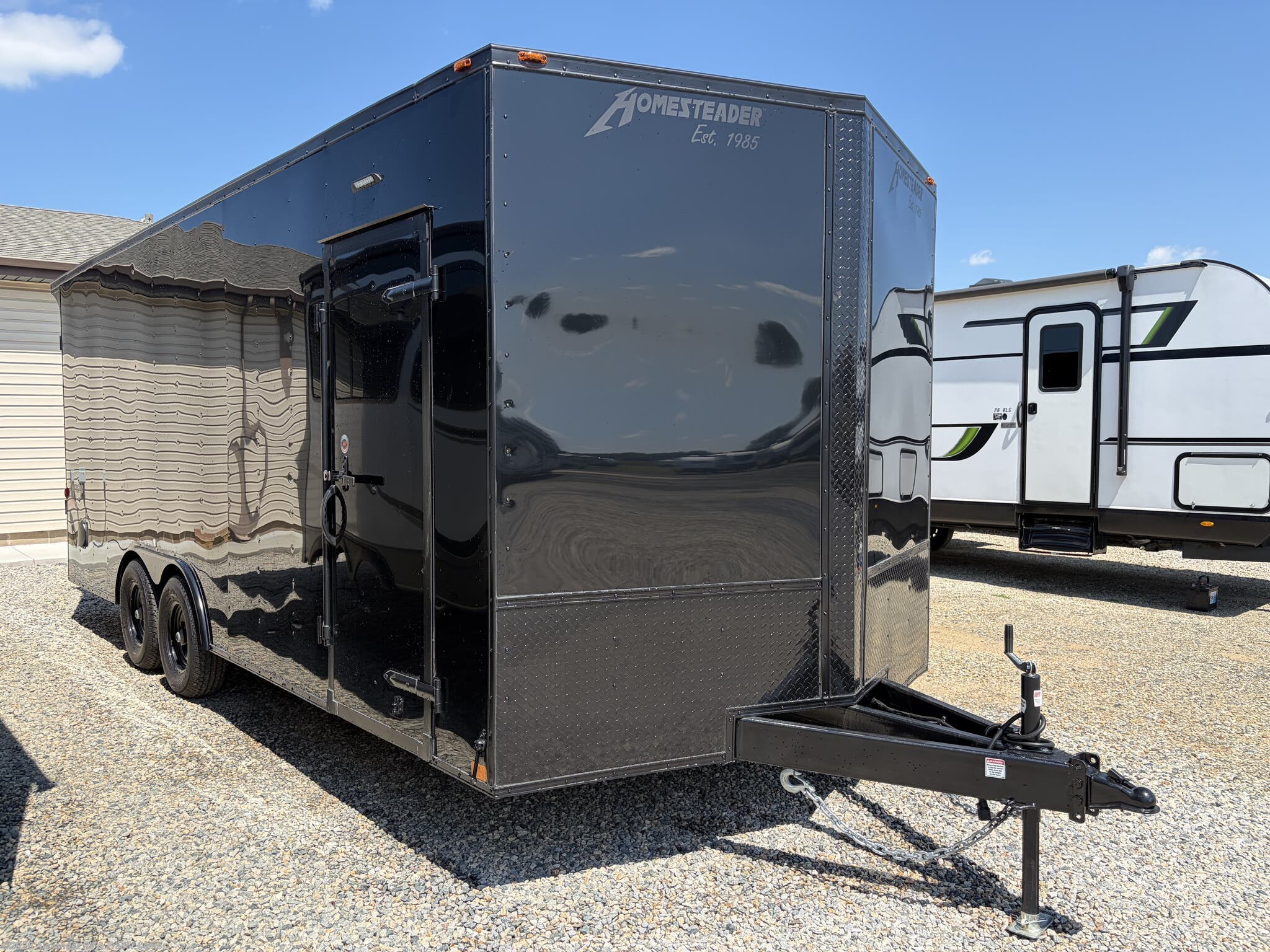 New 2026 Homesteader Intrepid HD 8.5x20 Blackout, Rear Spoiler available in Clayton, Delaware