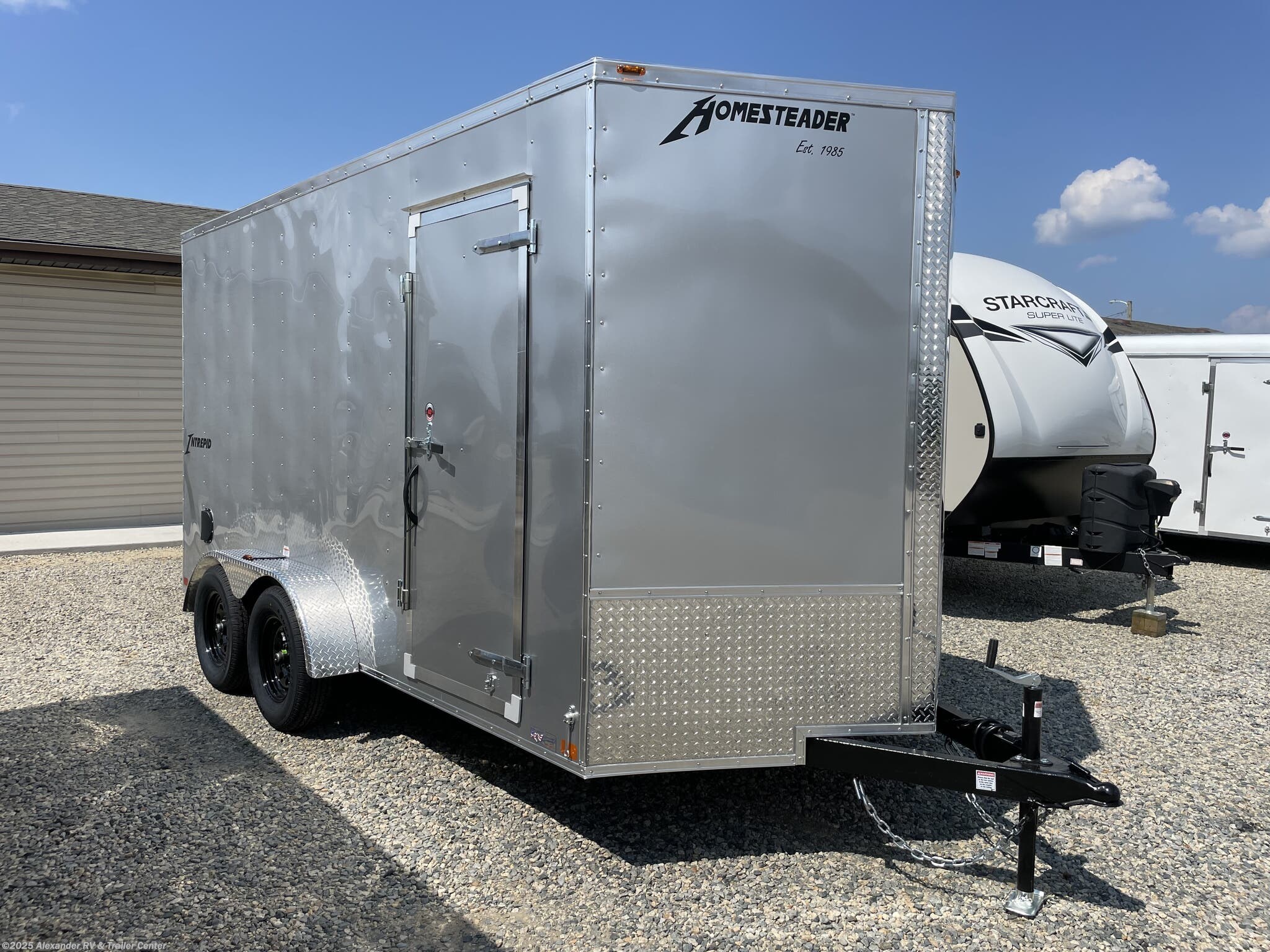 New 2026 Homesteader Intrepid 7X14 W/ RAMP DOOR PKG, +1' HEIGHT (7' INSIDE) available in Clayton, Delaware