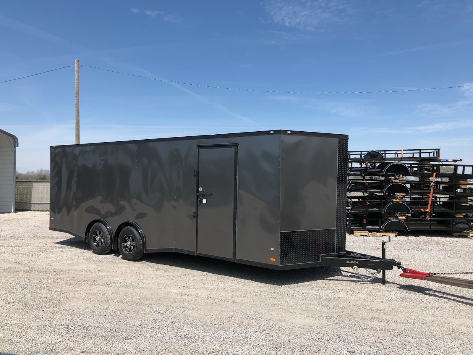 Cargo Trailer - 2019 Covered Wagon 8.5X24 ENCLOSED V-NOSE TRAILER ...