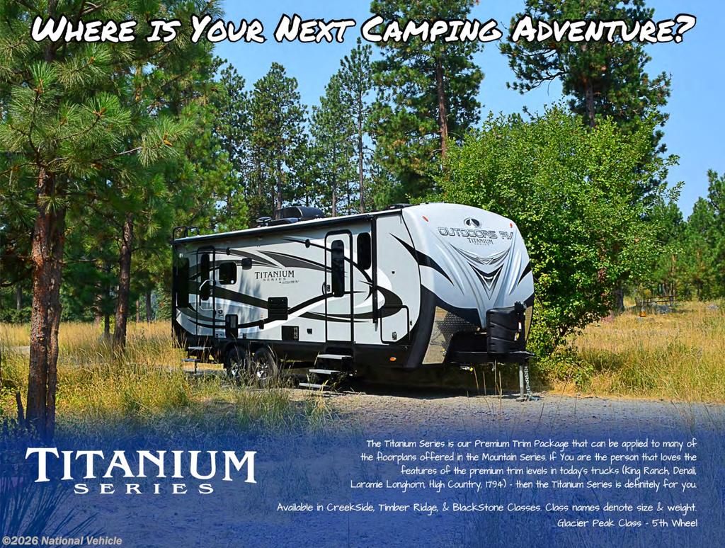 Used 2019 Outdoors RV Blackstone Titanium 260RLS available in Greenville, South Carolina