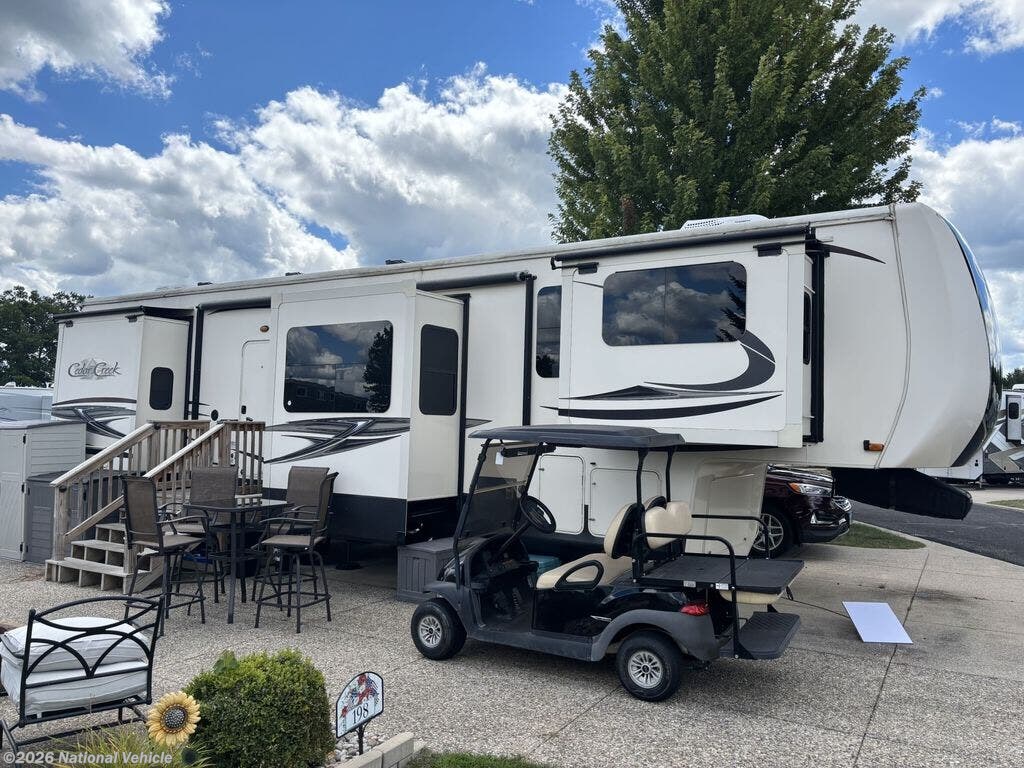 Used 2020 Forest River Cedar Creek Hathaway 38FLX available in Stanwood, Michigan
