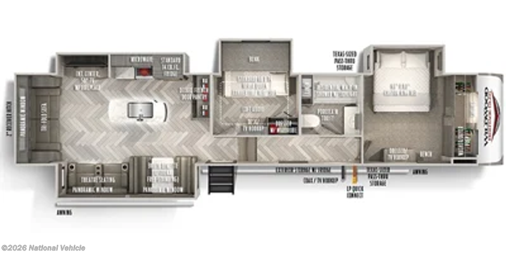 Used 2021 Forest River Wildwood Heritage Glen 369BL available in Goldsboro, North Carolina