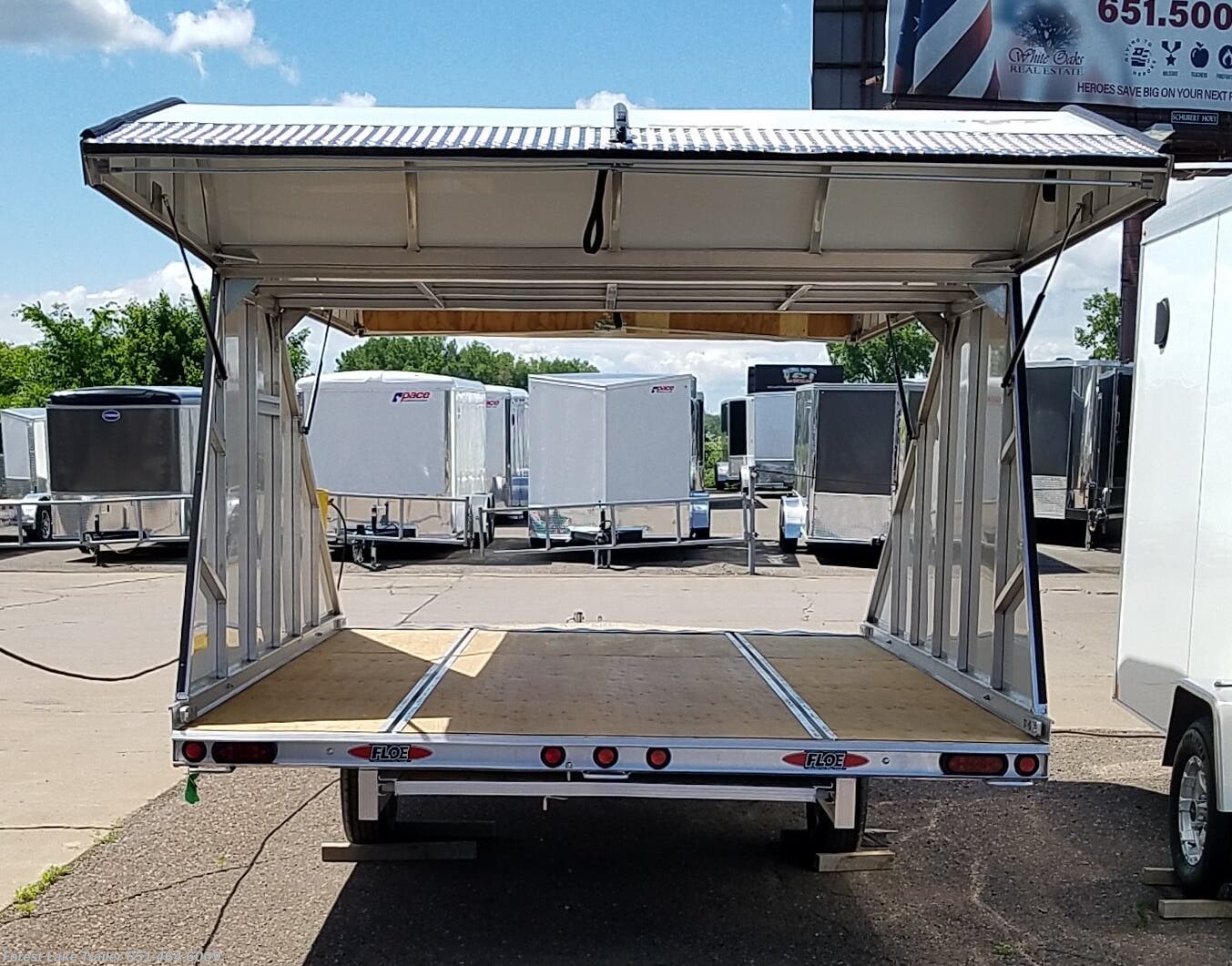 Snowmobile 2021 FLOE ProTektor 8x12 TrailersUSA