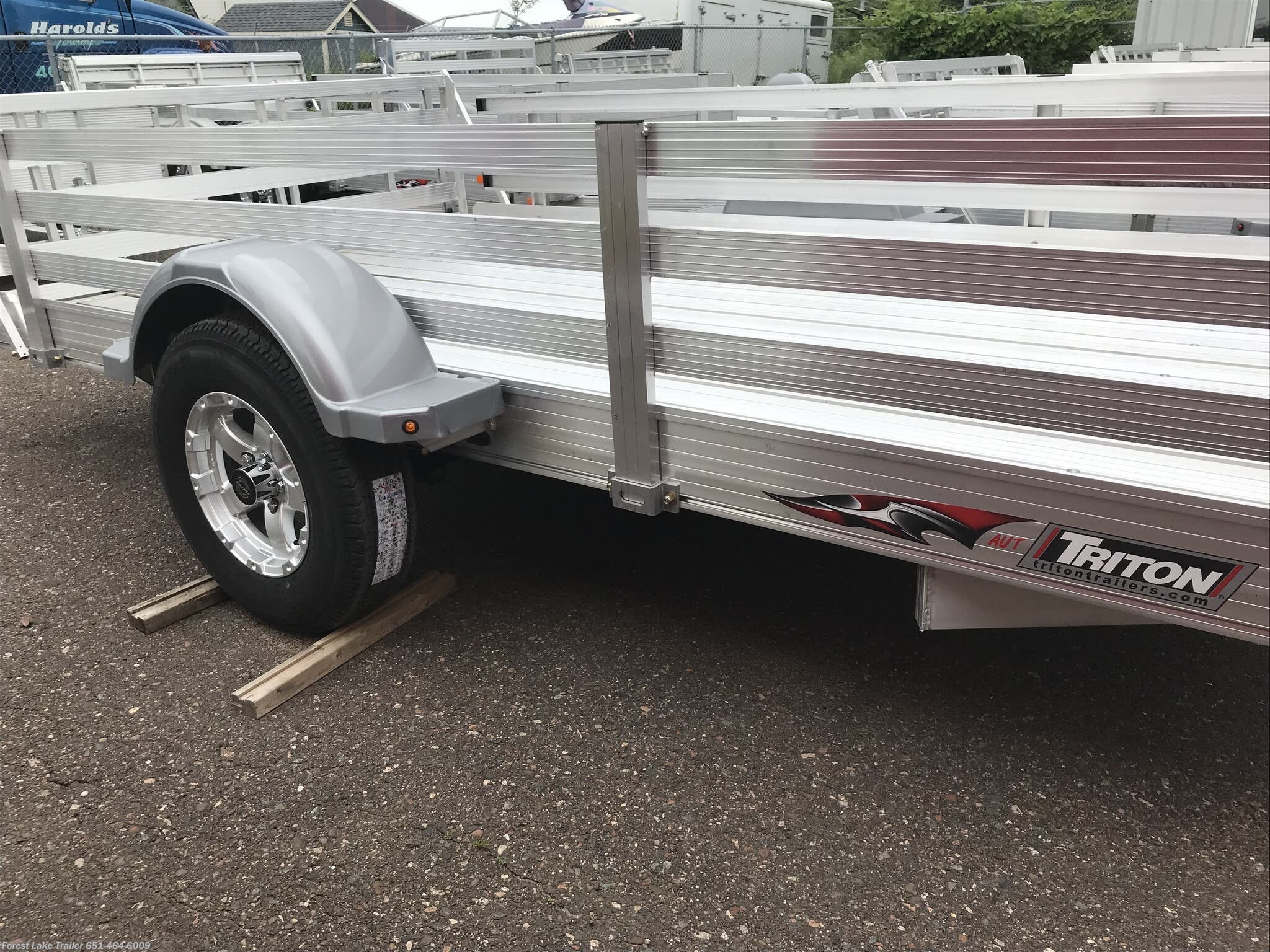 Utility Trailer 2019 Triton Trailers AUT Series 1282 Rail Side