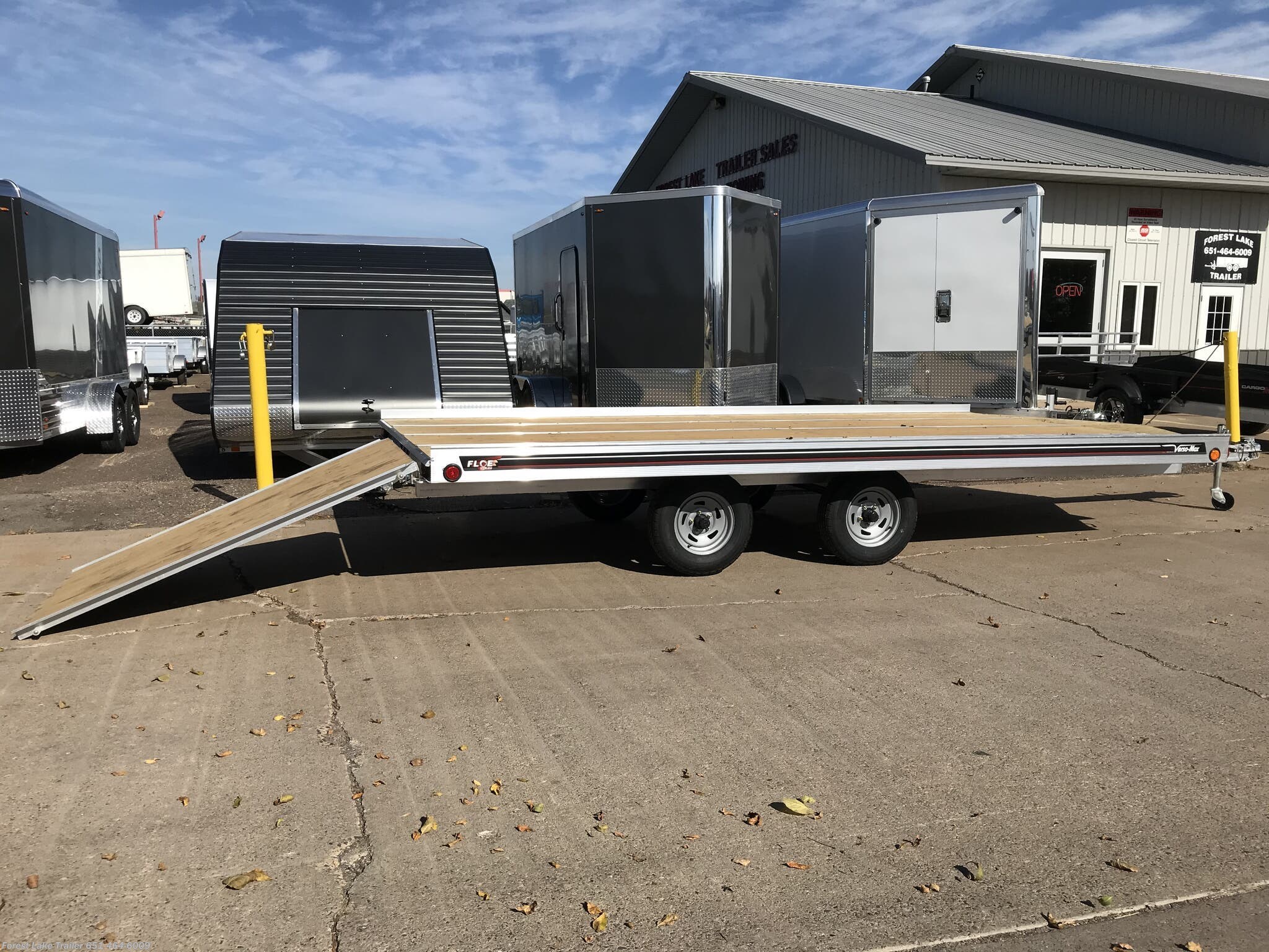 Snowmobile 2021 FLOE Versa Max 2021 Floe 16’ Ramp Sled Trailer TrailersUSA