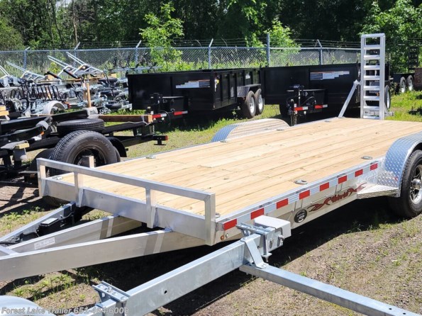 2022 Wolverine 7x20 10k Aluminum Equipment Trailer available in Forest Lake, MN