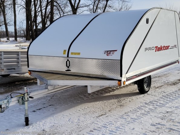 2022 FLOE ProTektor SALE! RT 12’  2 Place Enclosed Snowmobile Trailer available in Forest Lake, MN