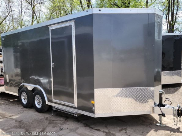 2022 Wells Cargo Silver Sport Wagon SS V 8x16 7'h 7k Aluminum Enclosed UTV Contr available in Forest Lake, MN