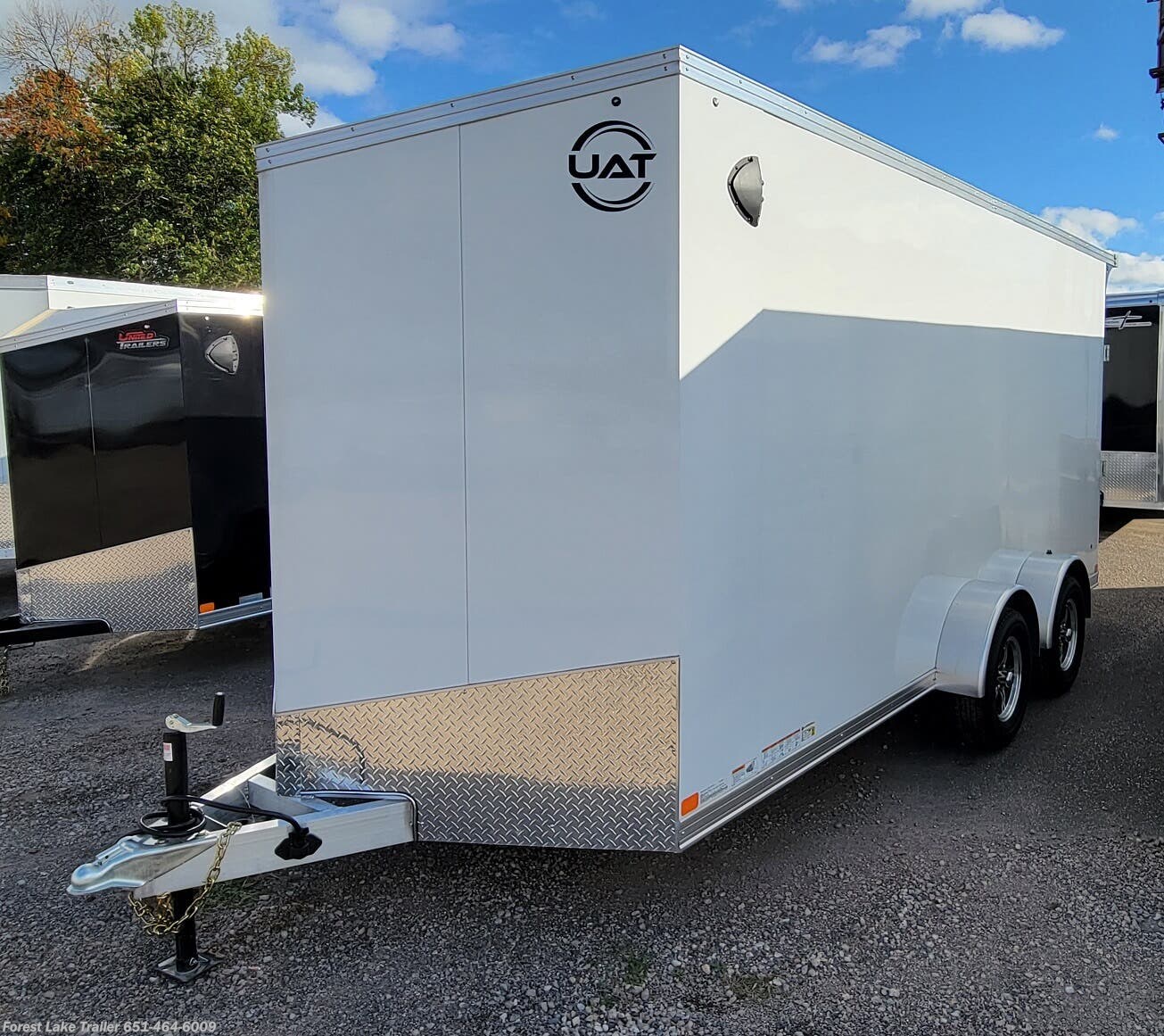 7x14 Cargo Trailer for sale New United Trailers UAT 7x16 7'h TA 7k