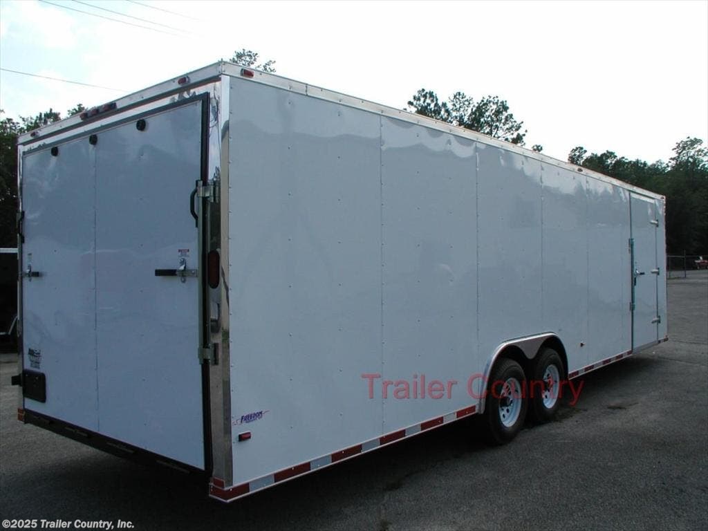 8x24 Car Hauler Trailer for sale New Freedom Trailers TrailersUSA