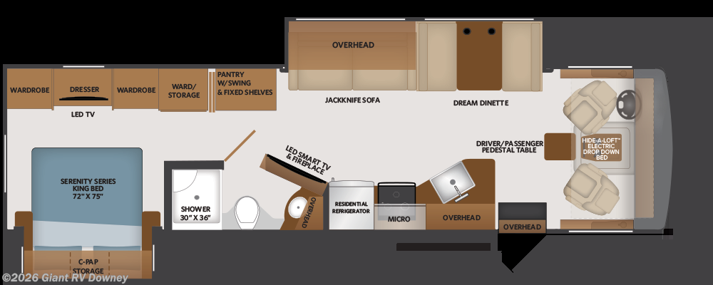 New 2026 Fleetwood Fortis 34MB available in Downey, California