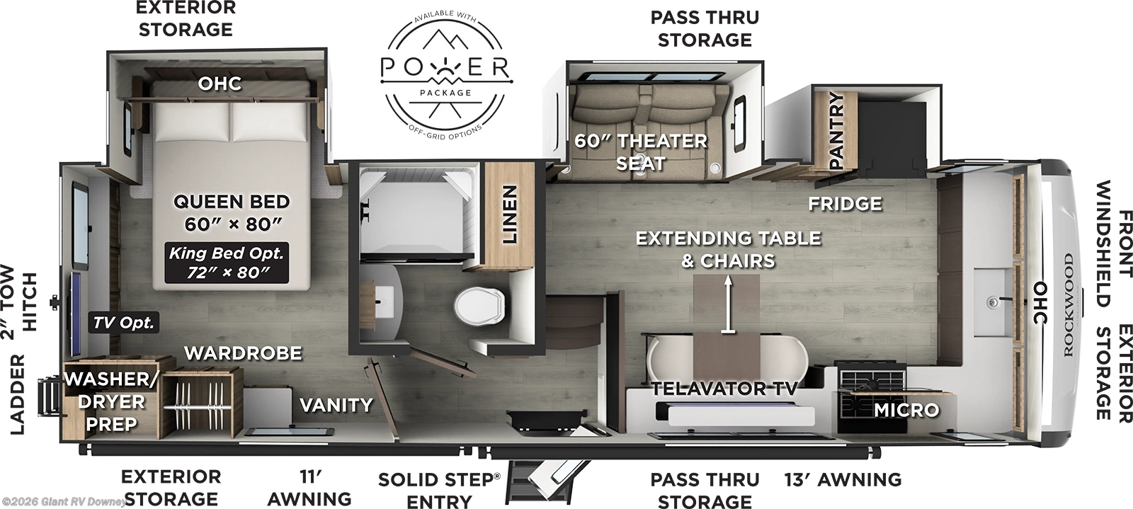 New 2027 Forest River Rockwood Signature 290SFK available in Downey, California