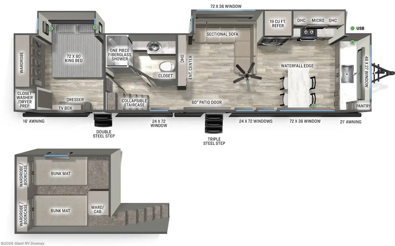 New 2027 Forest River Sierra Destination 422FKL available in Downey, California