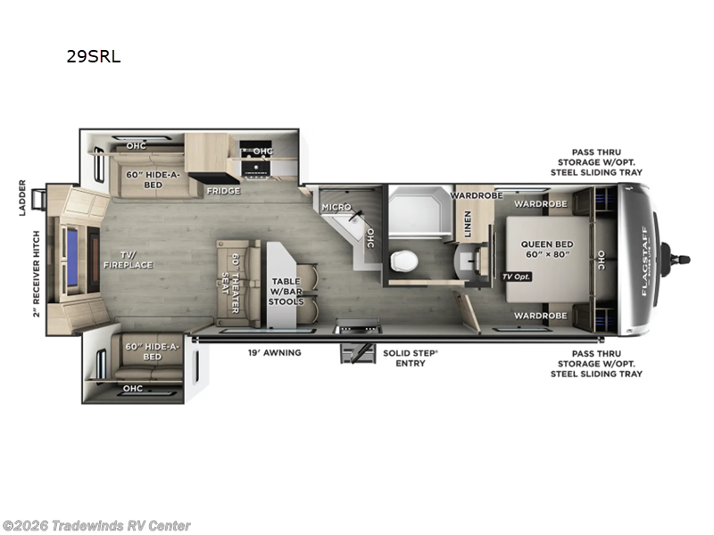 New 2026 Forest River Flagstaff Super Lite 29SRL available in Clio, Michigan