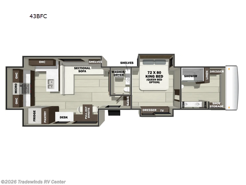 New 2026 Forest River RiverStone 43BFC available in Clio, Michigan