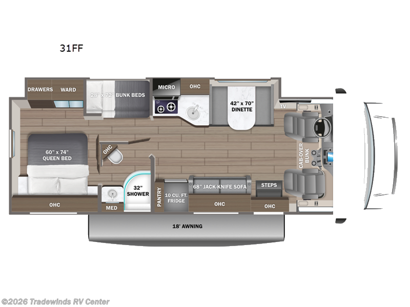 New 2026 Jayco Redhawk SE 31FF available in Clio, Michigan