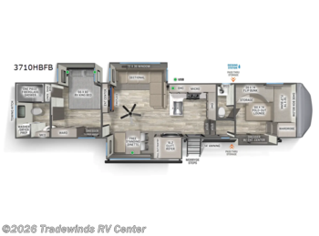 New 2026 Forest River Sierra 3710HBFB available in Clio, Michigan