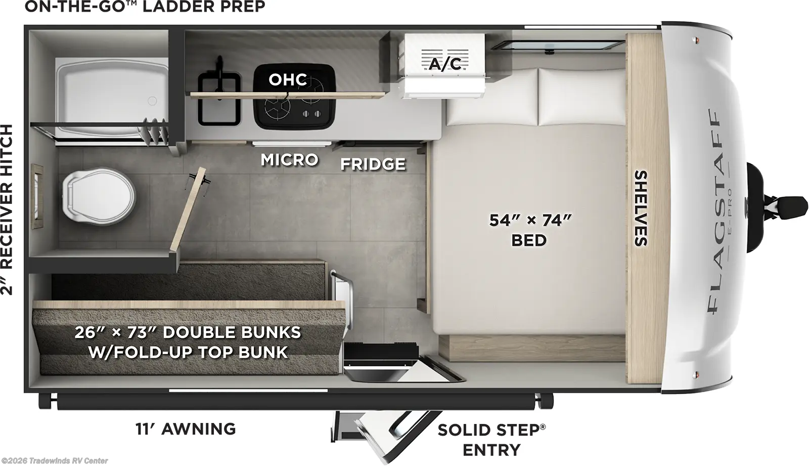 New 2026 Forest River Flagstaff E-Pro E13LE available in Clio, Michigan