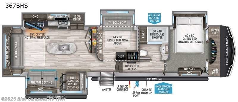 2022 Grand Design Reflection 367BHS