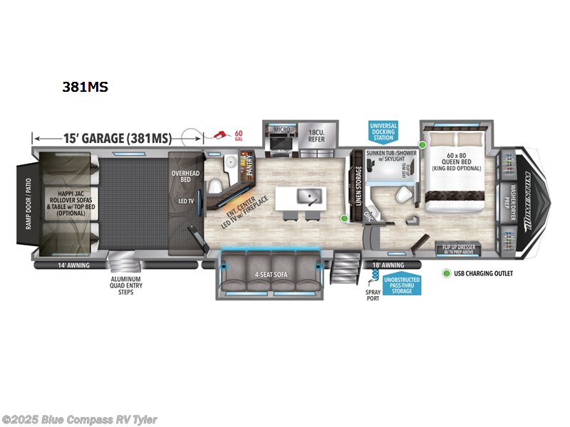 Used 2022 Grand Design Momentum M-Class 381MS available in Tyler, Texas