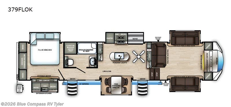 Used 2020 Forest River Sierra 379FLOK available in Tyler, Texas