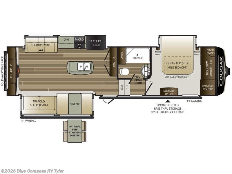 Used 2018 Keystone Cougar 311RES available in Tyler, Texas