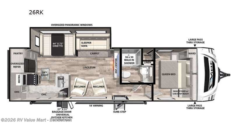 2022 Forest River Vibe 26RK