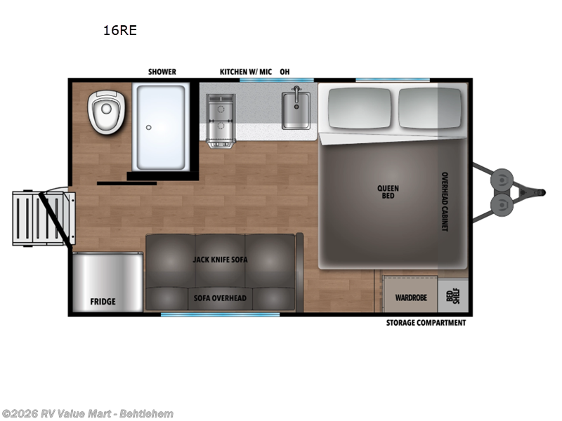 New 2026 Shasta Compact 16RE available in Bath, Pennsylvania