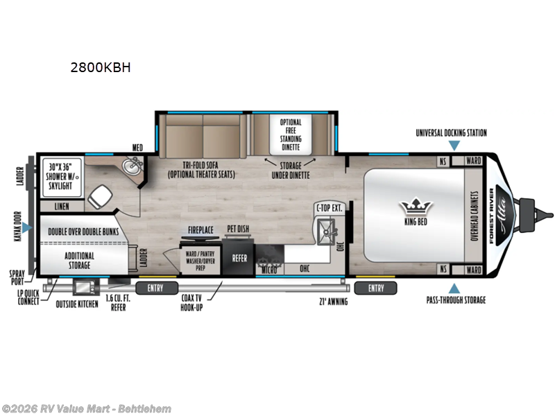 New 2026 East to West Alta 2800KBH available in Bath, Pennsylvania