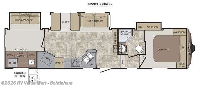 Used 2013 Keystone Cougar 330RBK available in Bath, Pennsylvania