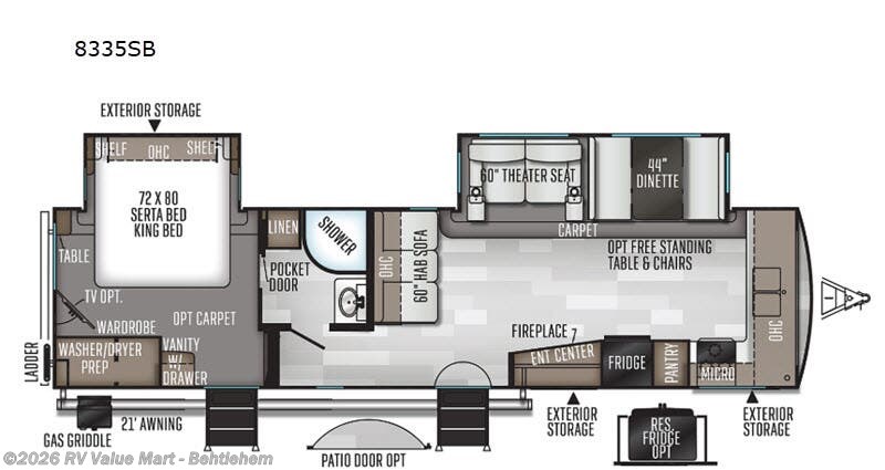 Used 2020 Forest River Rockwood Signature Ultra Lite 8335SB available in Bath, Pennsylvania