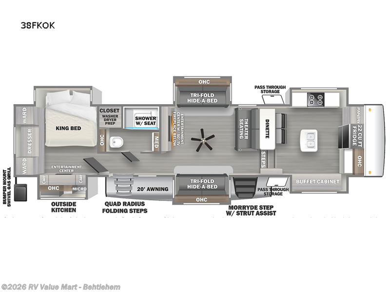 Used 2022 Forest River Sierra Luxury 38FKOK available in Bath, Pennsylvania