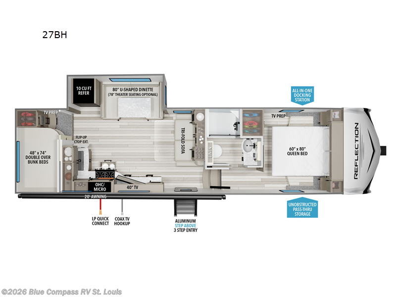 Used 2025 Grand Design Reflection 100 Series 27BH available in Eureka, Missouri