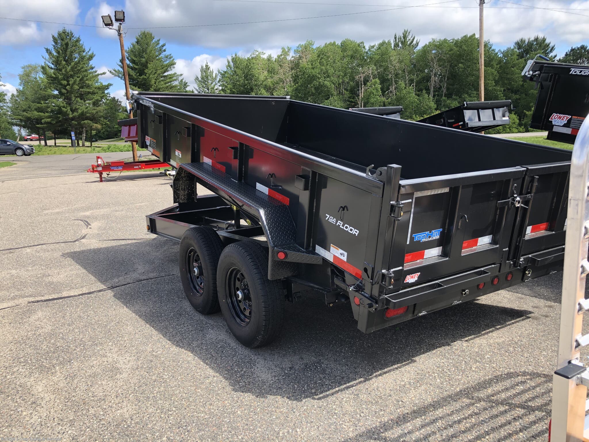 Dump 2020 Top Hat DUMP TRAILER WITH TARP TrailersUSA