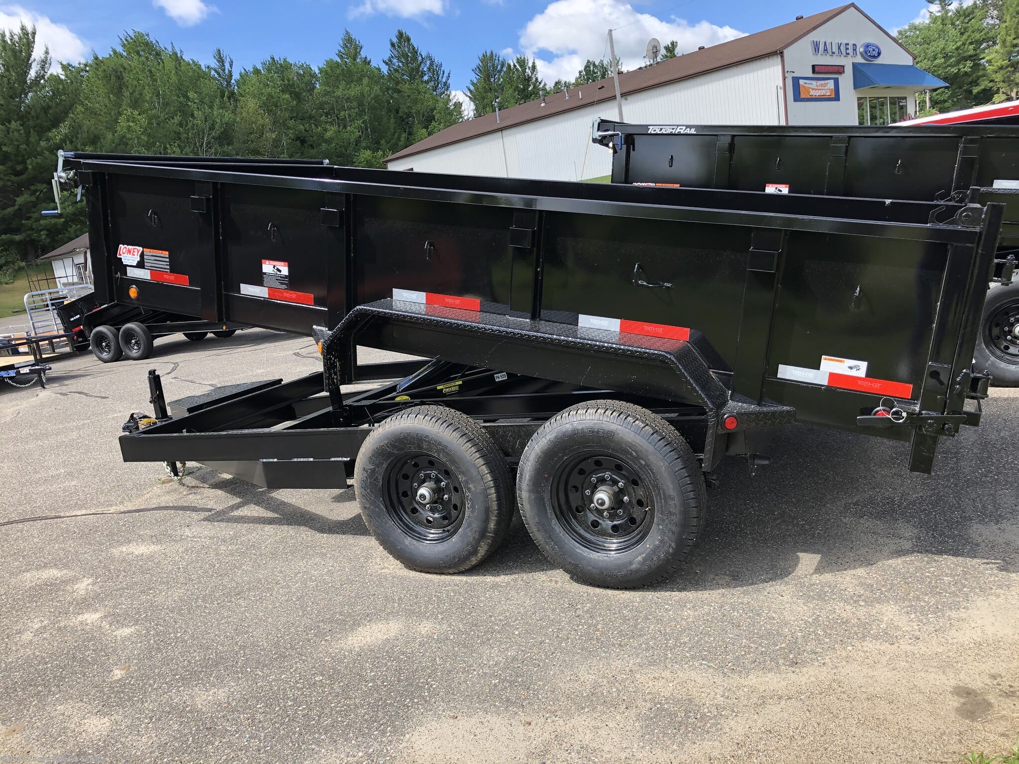 Dump 2020 Top Hat DUMP TRAILER WITH TARP 14X83" TrailersUSA