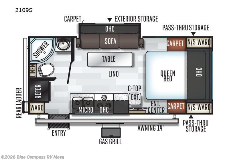 Used 2019 Forest River Rockwood Mini Lite 2109S available in Mesa, Arizona