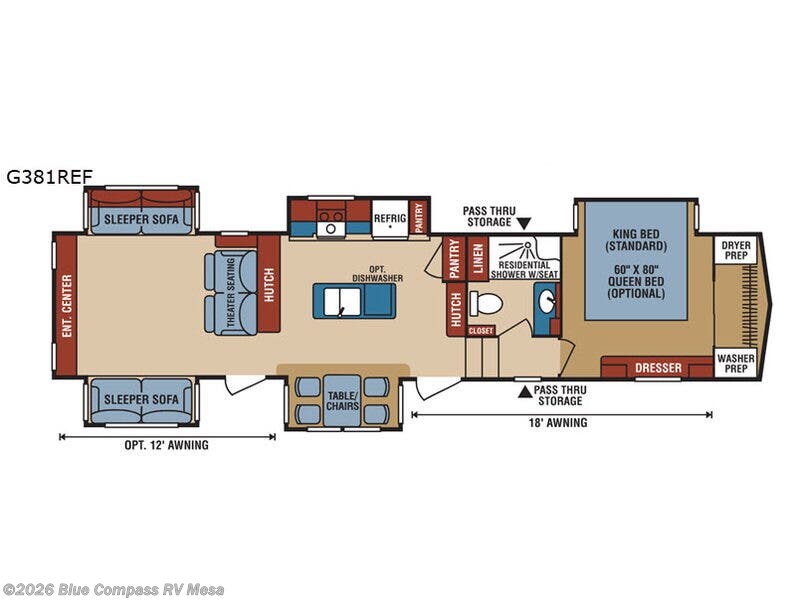 Used 2018 K-Z Durango Gold G381REF available in Mesa, Arizona