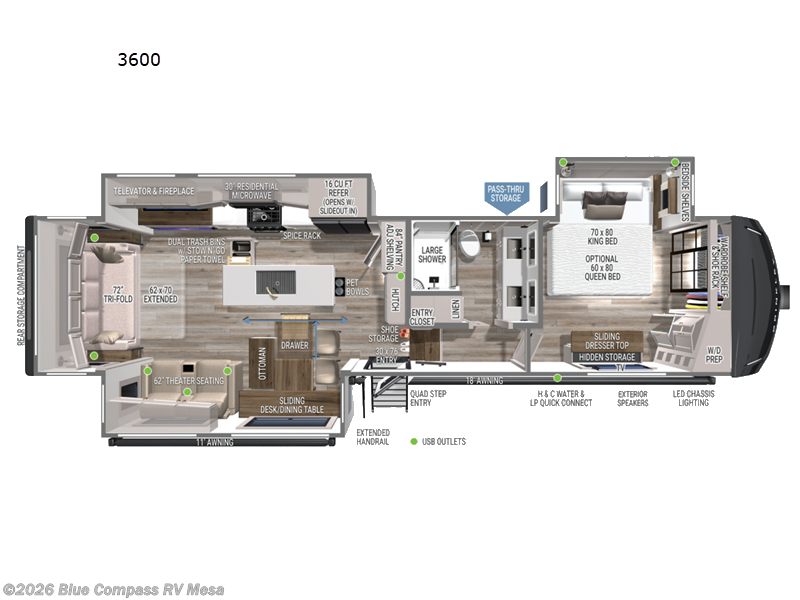 New 2026 Brinkley RV Model Z 3600 available in Mesa, Arizona