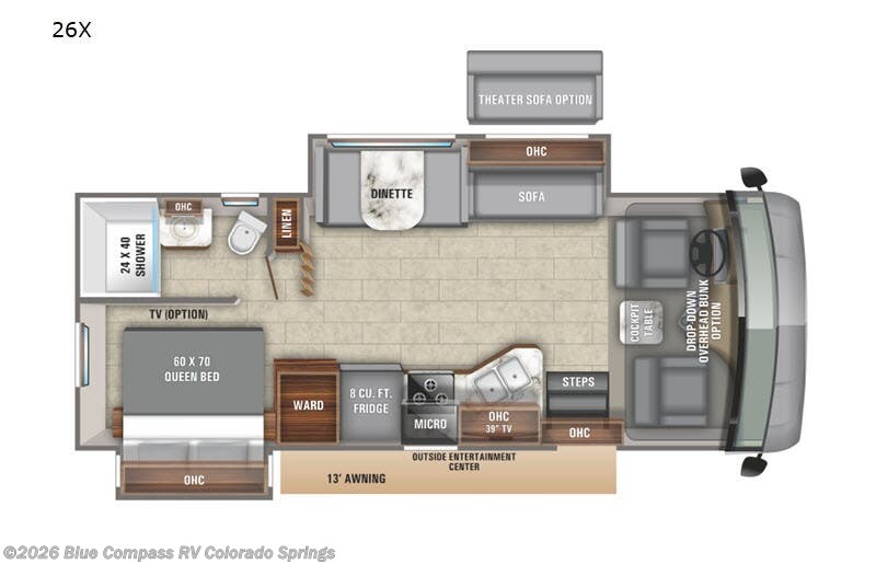 Used 2020 Entegra Coach Vision 26X available in Colorado Springs, Colorado