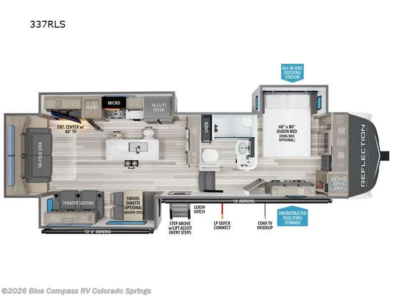 Used 2024 Grand Design Reflection 337RLS available in Colorado Springs, Colorado