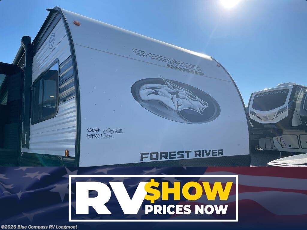 New 2026 Forest River Cherokee Grey Wolf 26DBH available in Longmont, Colorado